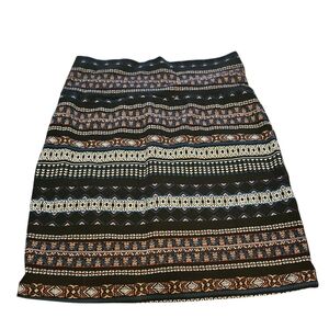 Charlotte Russe | Patterned Black and White Skirt